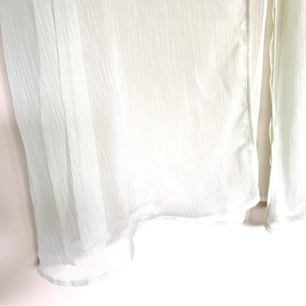 Elegant Women’s Sheer Intimates Coverup in Light Green / Yellowish Color